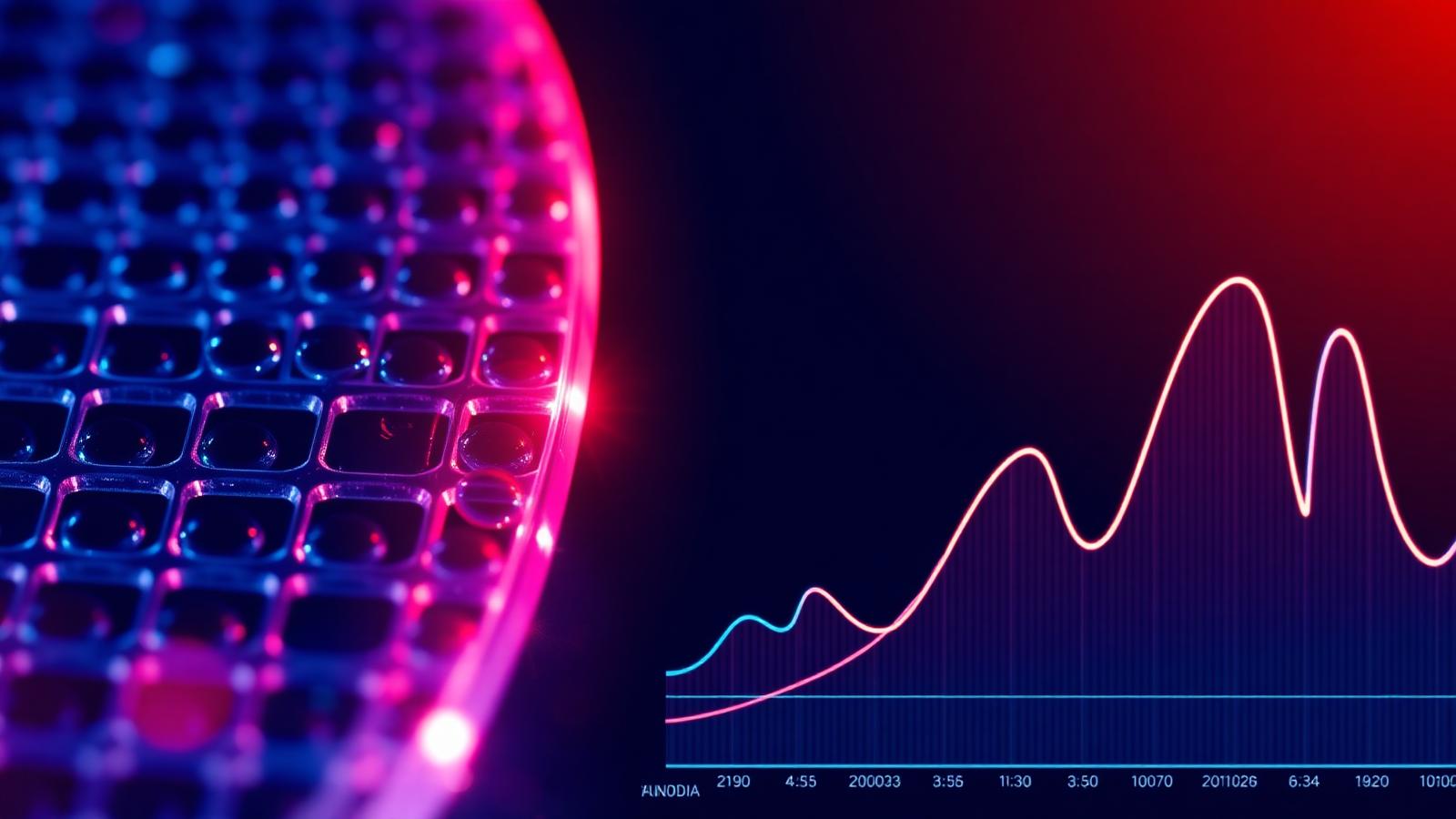 Scientist operating a digital PCR platform in a molecular biology laboratory